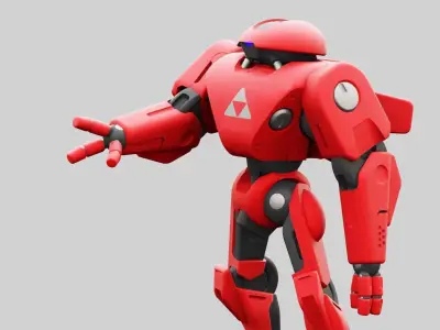 ANDROID IKAROUS  RIGGED 3D model