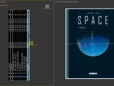 BOOK---French Comic Strip Low-poly 3D model