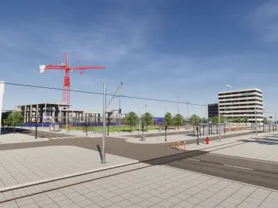 Small European City 3D model