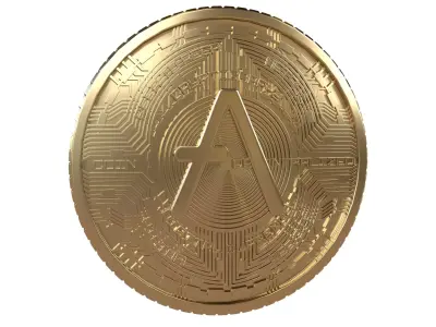 Aave Coin v5 003 3D model