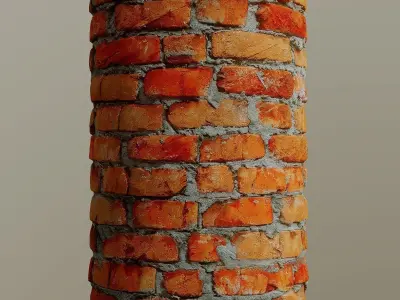 Old Brick Wall PBR Texture Texture