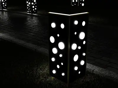 garden lighting 3D model