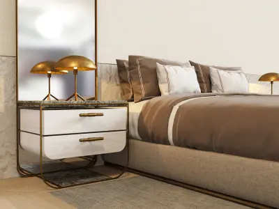 Modern Bedroom 3D model