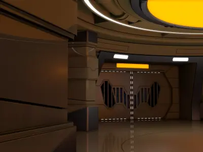 Sci Fi Room 3D model