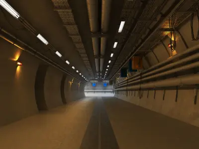Bunker Tunnel 3D model