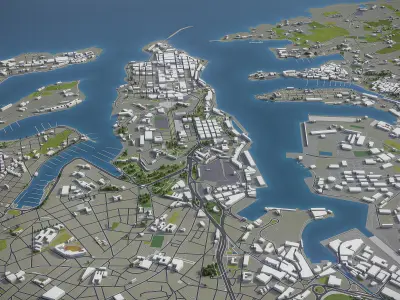 Malta  Low-poly 3D model