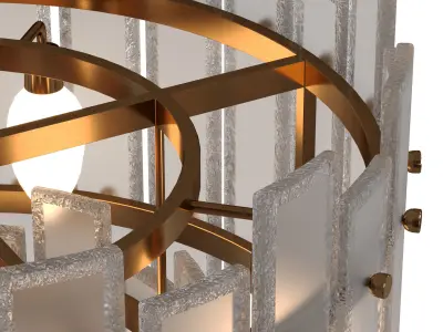 CHANDELIER BLASON Low-poly 3D model