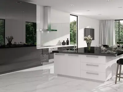 Elegant Marble Tile Seamless PBR Texture  Texture