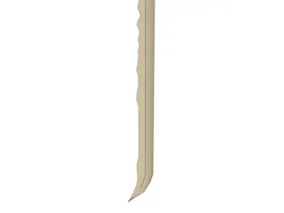 Sci-fi sword for a super villain 2K textures Low-poly 3D model