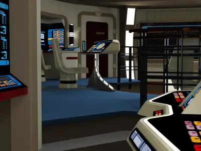 Starship Bridge XT for DAZ Studio 3D model