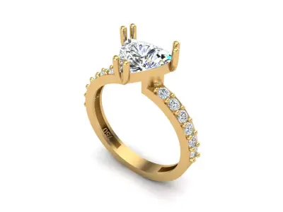 Jewelry ring 382 3D print model