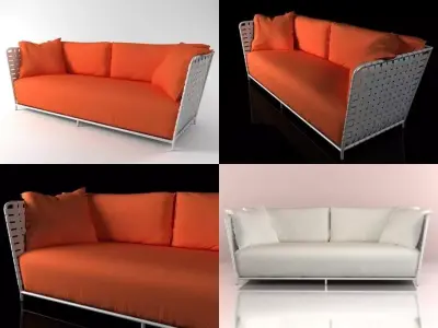InOut 801FW sofa 3D model