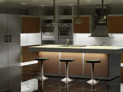 Kitchen Scene 3D model