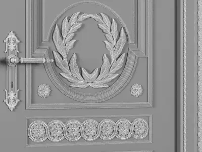 bishop door 3D model