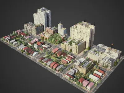 City District A4-R13 3D model