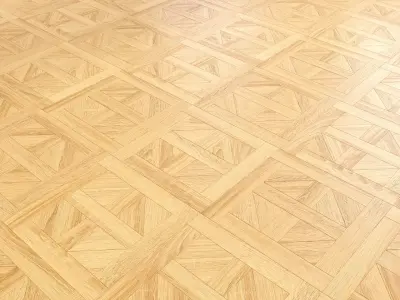 Parquet - Laminate - Wooden floor Low-poly 3D model 38