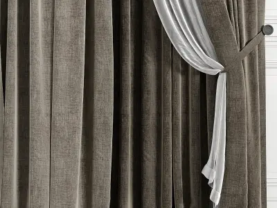 Curtain Set 507C 3D model