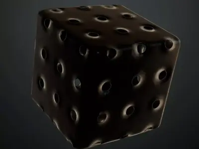 Dark Ornate Wrought Iron Grid PBR SEAMLESS Texture