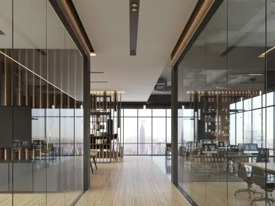  Modern Open Office Interior 