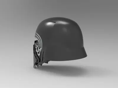 Nurbs Kylo Ren Helmet 3D model 3D model