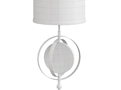  Saturn Brass Table Lamp by Luxdeco 3D model