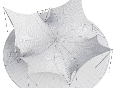Pergola Aerarium 2 3D model