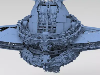 Atlantis Ship Base 3D model