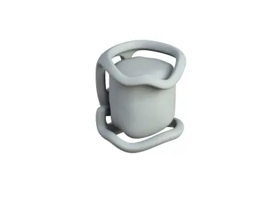 SciFi Shape Object Low Poly Low-poly 3D model