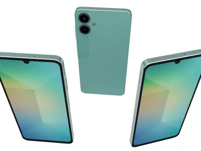 Samsung Galaxy A06 Light Green 3D model