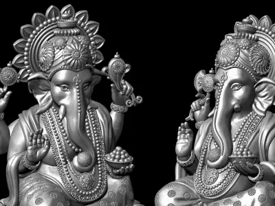 Ganesh Ji Model 08 Light Weight  Models in All Sizes  3D print model