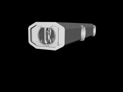 Spaceship Corridor 3D model