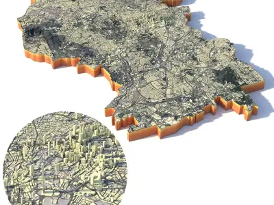 Kuala Lumpur City Malaysia 3D model