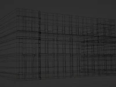 Building 6 Low-poly 3D model