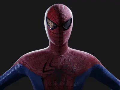 The Amazing Spider-man 1 3D Model Low-poly 3D model