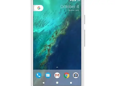 Google Pixel Very Silver 3D model