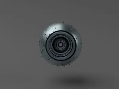 Sci-fi drone 3D model