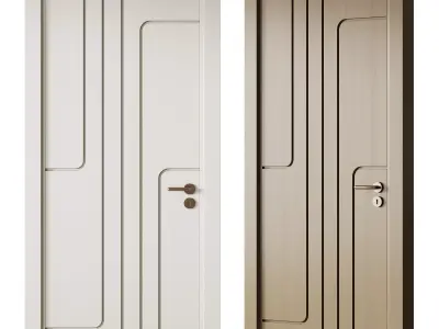 Soft Boz Vizon Interior Door 21 3D model