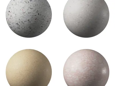 Terrazzo Porcelain tiles - set 05 Texture