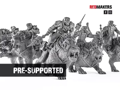 Ice Warriors - Riders of the Imperial Force 3D print model