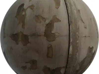 PBR Aged Concrete Panel with Seam Texture