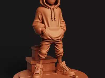 Miles Morales Spider-Man 3D Print  - Spider-Verse STL Free 3D print model