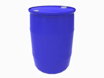 Oil Drum Free low-poly 3D model