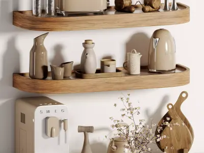 kitchen accessories 012 Low-poly 3D model
