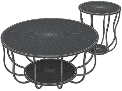 Garda Decor Coffee Table 3D model