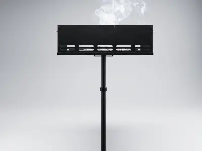 Outdoor Park Style Grill 3D model