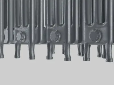 Classic Cast Iron Radiator 3C Collection 3D model