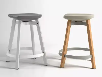 SU stool 3D model