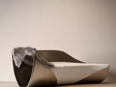 modern sofa chair  3D model