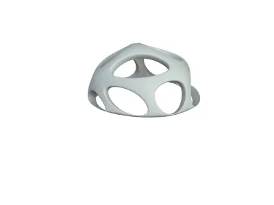 SciFi Cube Object No 54962 Low Poly Shape Low-poly 3D model