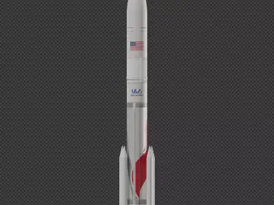 Vulcan rocket 3D model